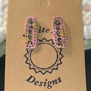 Handmade polymer clay earrings